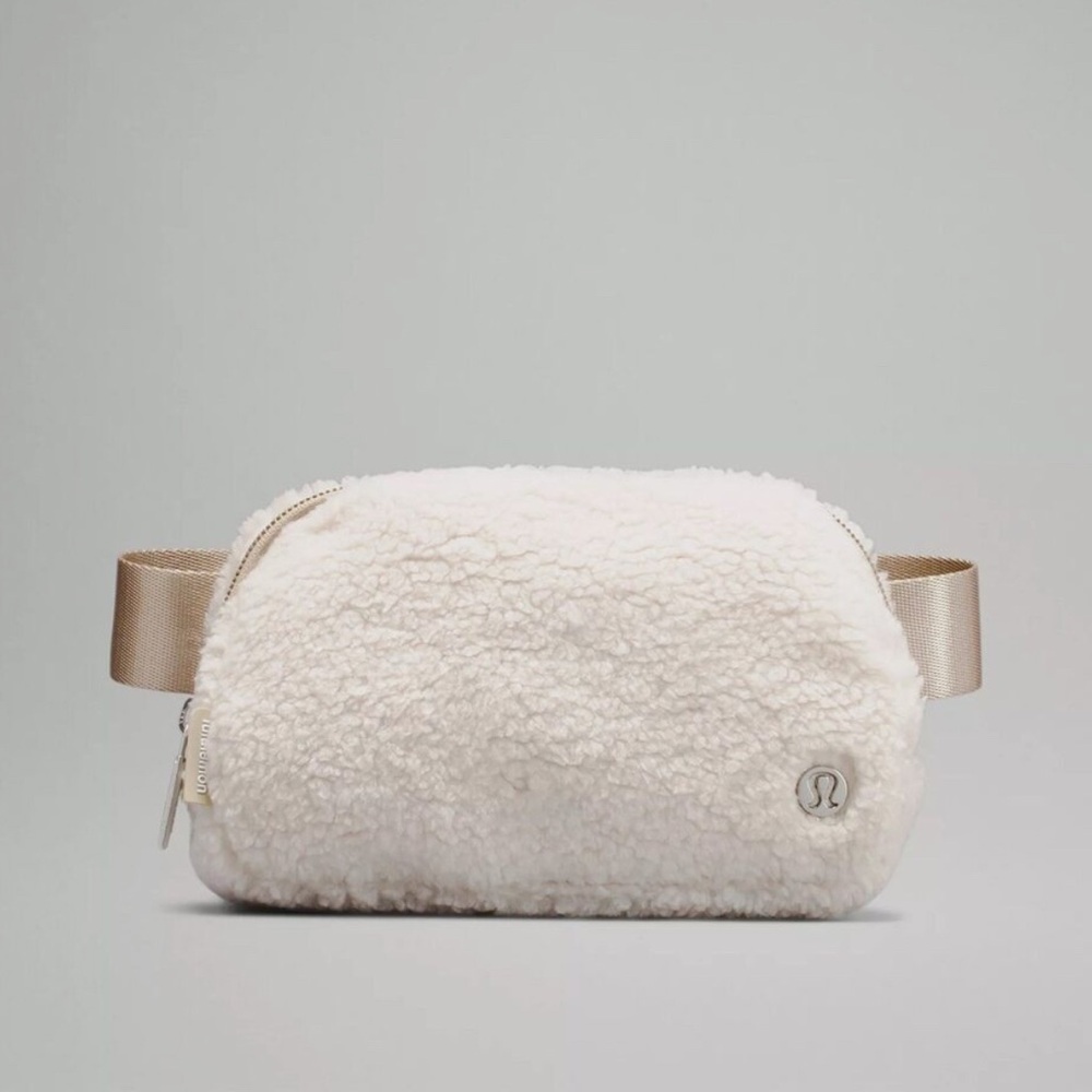 lululemon athletica White Sherpa Crossbody Bag